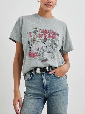 Rails London Boyfriend T-Shirt Tee New NWT